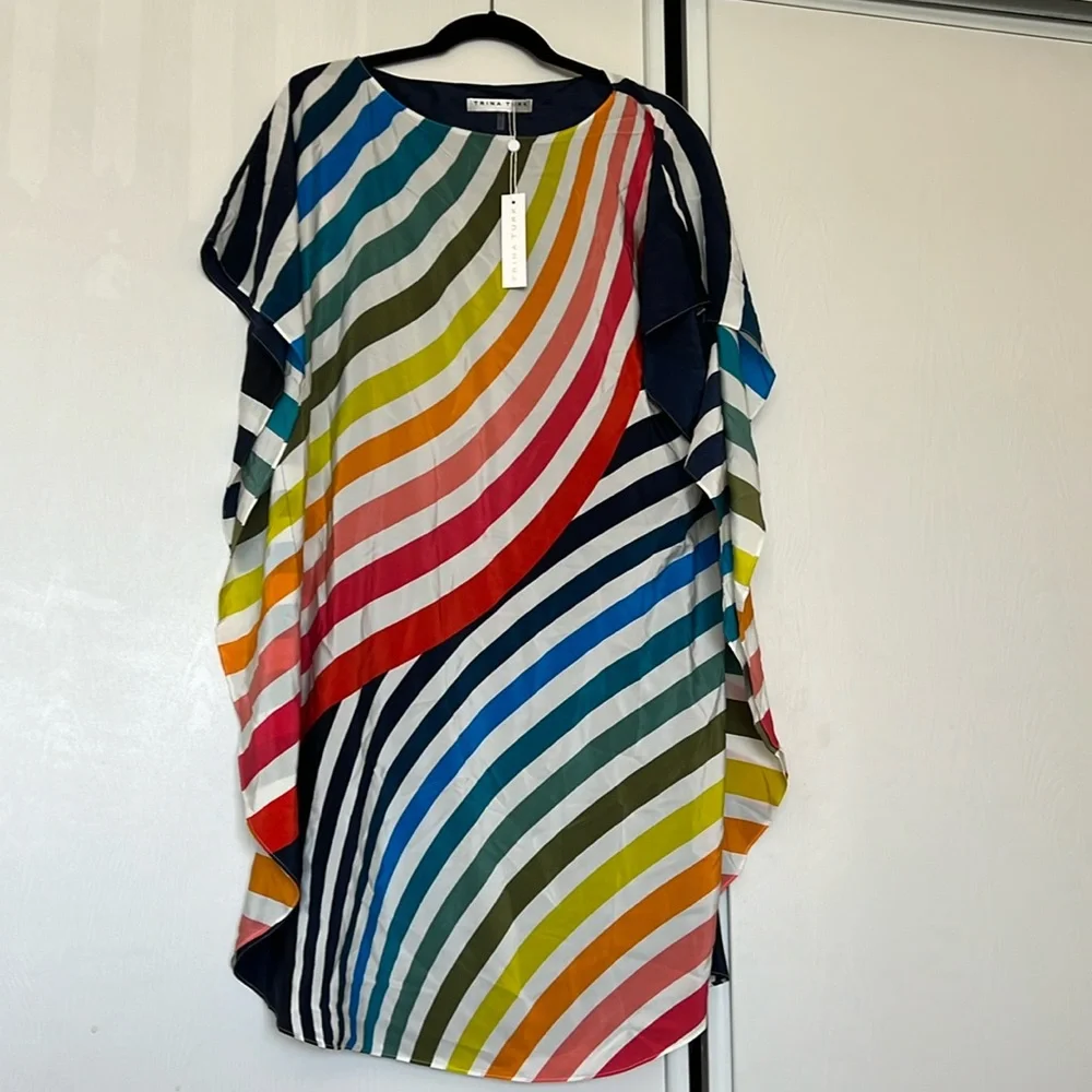 Trina Turk Amaris Global Dress Silk - Picture 4 of 11